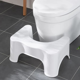 Toilet Stool Non Slip Bath Bathroom Squat Step Stool Platform Sit Step Shower Chair